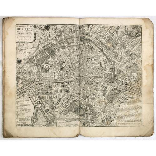 Old map image download for Traité de la Police. (8 plans of Paris).