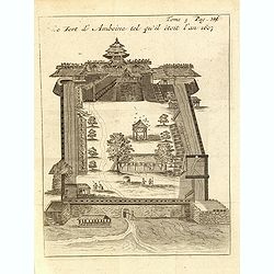 Le fort d'Amboine tel qu'il était en l'an 1607.