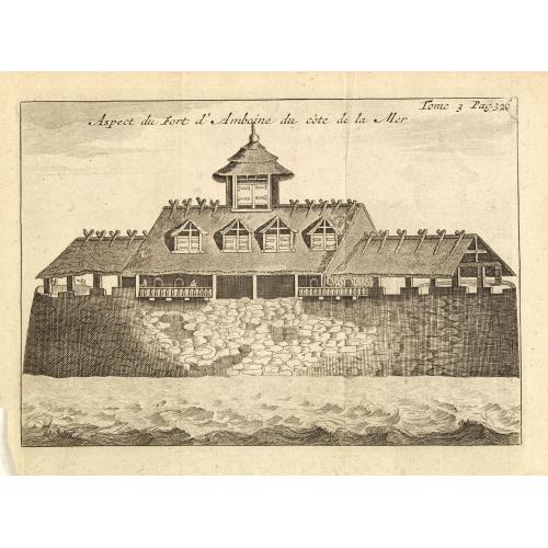 Old map image download for Le fort d'Amboine tel qu'il était en l'an 1607.