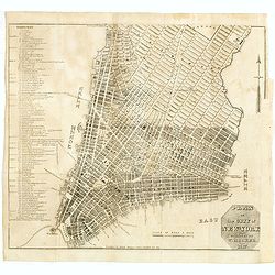 Plan of the City of New York. New-York, Oct. 1817.