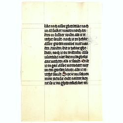 Manuscript leaf on vellum from a Dutch Book of Hours.