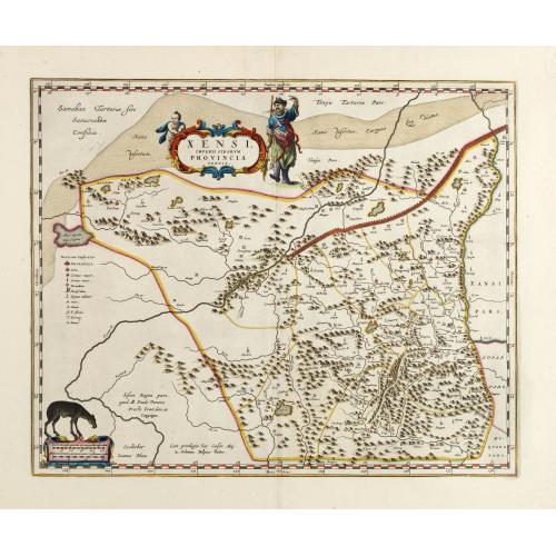 Old map image download for Xensi Imperii Sinarum provincia tertia.