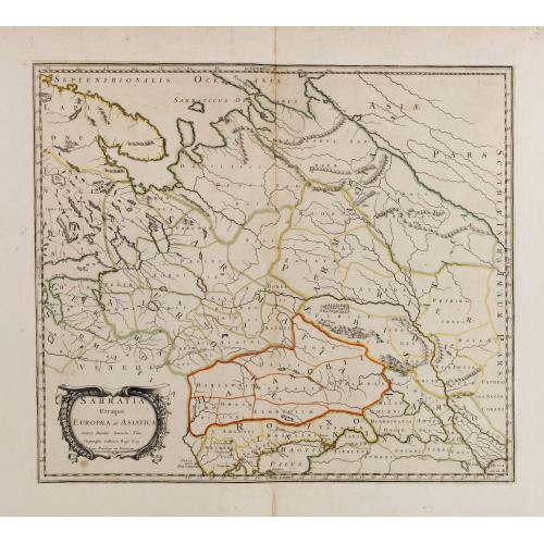Old map image download for Sarmatia utraque europaea et asiatica. . .