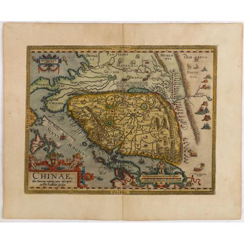 Old map image download for Chinae, olim Sinarum Regionis, nova descriptio. Auctore Ludovico Georgio.