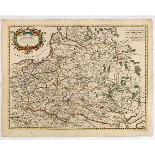 Old map image download for Stati della Corona di Polonia Divisa nella sue Principali Provincie e Palatinati da Guglielmo Sansone. . .