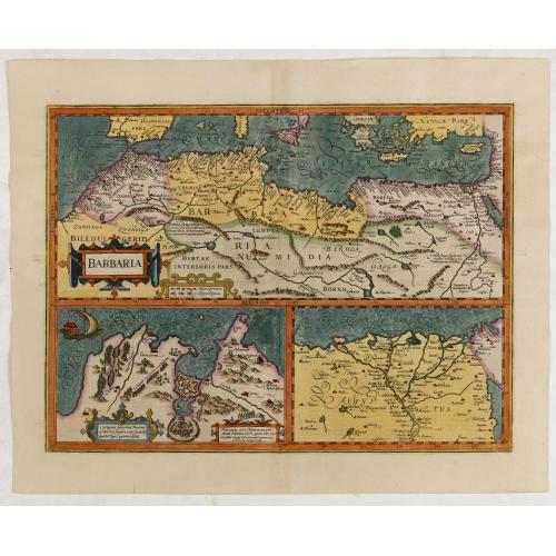 Old map image download for Barbaria.