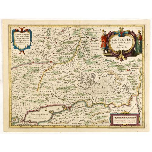 Old map image download for Moscoviae pars australis...
