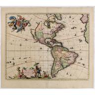 Novissima et Accuratissima Totius Americae Descriptio.