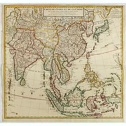 Carte des Indes et de la Chine..