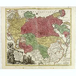 Spatiosissimum Imperium Russiae Magnae juxta recentissimas Observationes Mappa Geographica . . .
