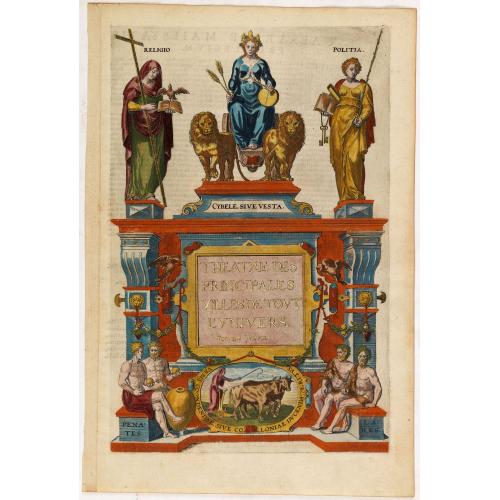 Theatre des principales villes tout l'univers. Second volume. (Title page)