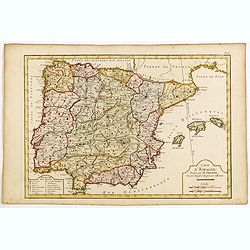 Carte d'Espagne. . .
