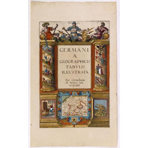 Germania geographicis tabulis illustrata. .