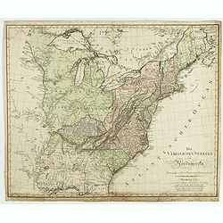 Die Vereinigten Staaten von Nordamerika nach Arrowsmith und Lewis Karten vom Jahre 1795 und 1796. . .