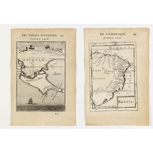 Old map image download for (Two engravings of South American interest from Description de l'Univers)