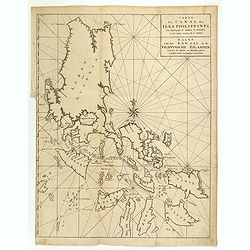 Carte du Canal des Iles Philippines Par lequel passe le Galion de Manille, et les Iles voisines de ce Canal / Kaart van het Kanaal in de Filippynsche Eilanden . . .