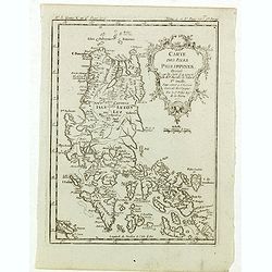 Carte des isles Philippines, dressée sur la carte espagnole du R.P. Murillo de Velarde. Ire feuille. . . 1752.