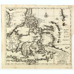 Nuova et Accurata Carta dell' Isole Filippine, Ladrones, a Moluccos o Isole della Speziarie come anco Celebes &c.
