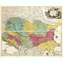 Carte Geographique du Theatre de la Guerre en General representant le Royaume de Hongarie la Principauté de Transylvanie, et les Royaumes de Croacie, de Dalmacie, de Esclavonie, de Bosnie, de Servie . . .