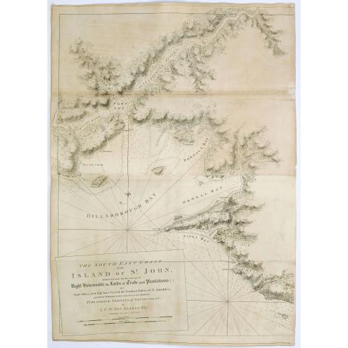 Old map image download for [The south east coast of the island of St John]
