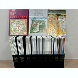 73 of 74 issues of The Map Collector Magazine.
