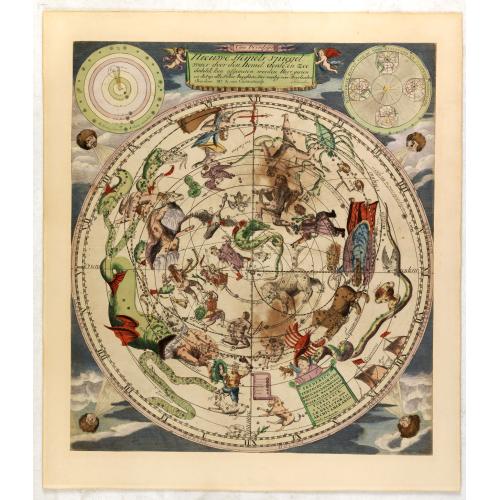 Old map image download for Nieuwe Hemels spiegel waer door den hemel, aerde en zee dadelik kan afgemeten werden Noyt gesien.