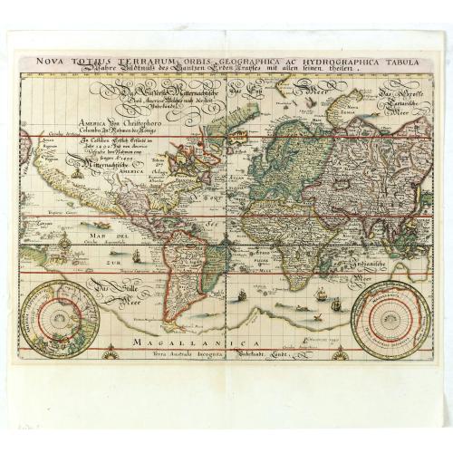 Old map image download for Nova totius terrarum orbis geographica ac hydrographica tabula. . .