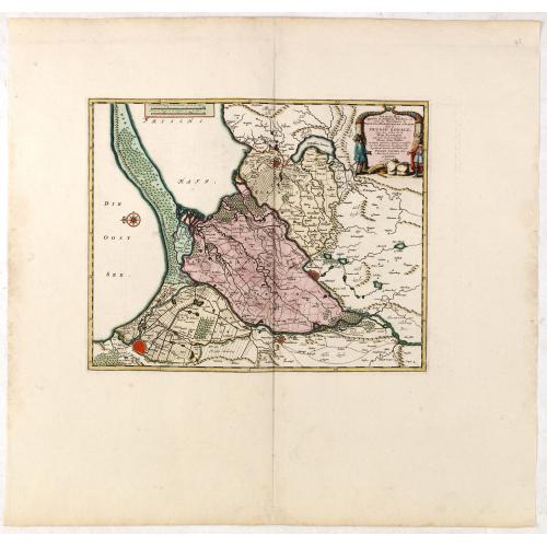 Old map image download for Les trois Iles, appellées en Allemand Werders, ou sont les Territoires de Dantzic, Marienbourg et Elbing dans la Prusse Royale avec les Côtes de la Mer Baltique, suivant la description de Olaus Jean Gotho, et autres Celebres Auteurs. . .