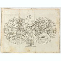 The world, including the discoveries made by Capt. Cook.