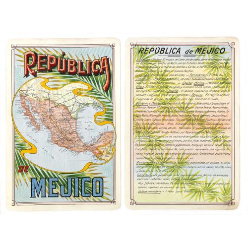 Old map image download for Republica Mejico