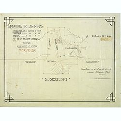 Mensura de las minas. . . Choquelimpie. (manuscript map)