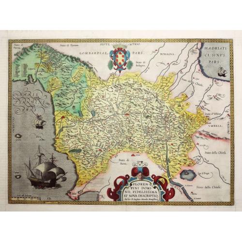 Old map image download for Florentini Dominii Fidelissima et nova descriptio.