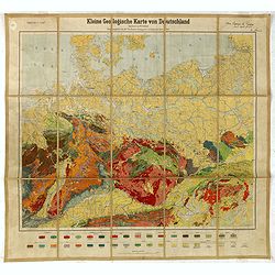 Kleine Geologische Karte von Deutschland. hrsg. von der Preussischen Geologischen Landesanstalt 1930.