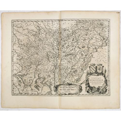 Old map image download for Utriusque Burgundiae, tum Ducatus tum Comitatus, Descriptio.