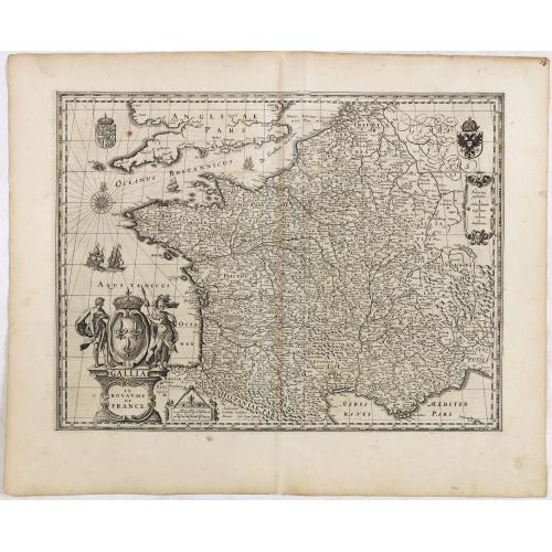 Old map image download for GALLIA. Le royaume de France.