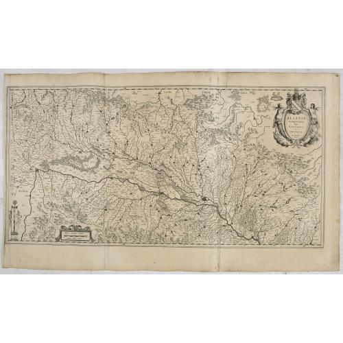 Old map image download for Alsatia landgraviatus, cum Suntgoia et Brisgoia,. . .