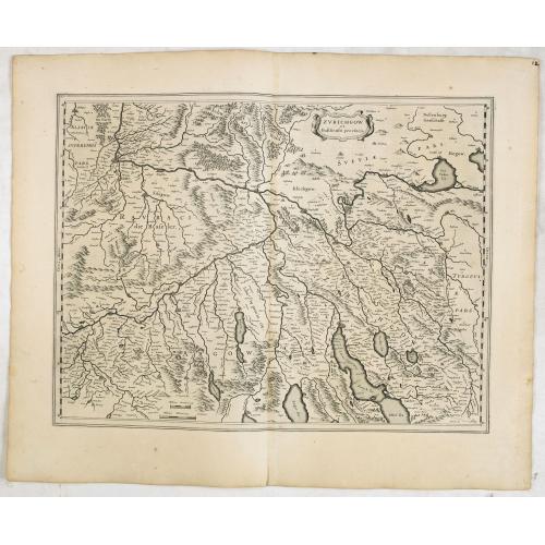 Old map image download for Zurichgow et Basiliensis Provincia [ Zurich].