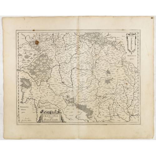 Old map image download for Franconia vulgo Franckenlandt.