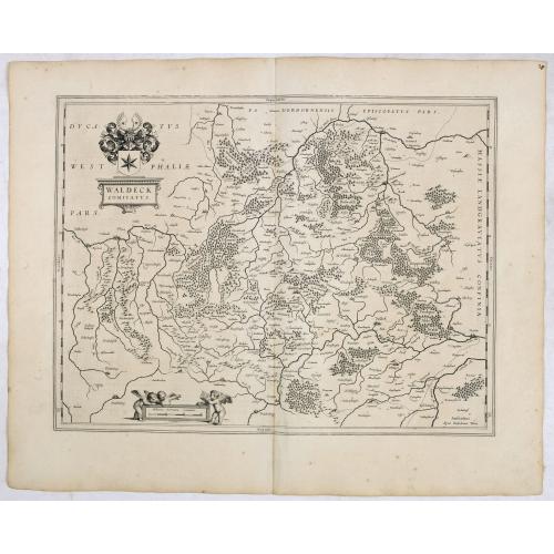 Old map image download for Waldeck Comitatus.