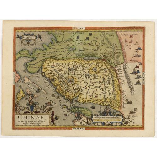 Old map image download for Chinae, olim Sinarum Regionis, nova descriptio. Auctore Ludovico Georgio.