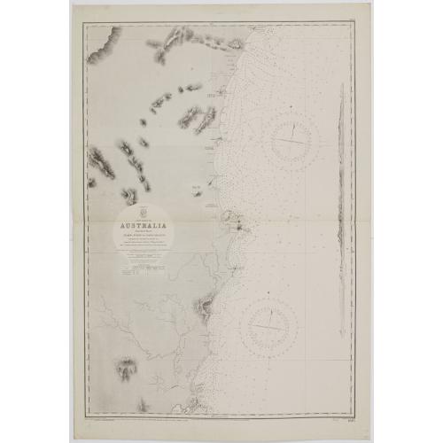 Old map image download for Sheet VI East coast of Australia. New South Wales Tacking Point to Coffs Islands surveyed by Comr. Fredk. W. Sidney R.N. . . 1862 - 1864. . .