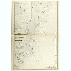 Sheet V East coast of Australia. New South Wales Port Stephens to Tacking Point surveyed by Comr. Fredk. W. Sidney R.N. . . 1862-5. . . with additions and corrections to 1938. . .
