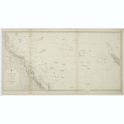 Australia, Coral Sea and Great Barrier Reefs shewing the inner and outer routes to Torres Strait. Sheet 1. . .