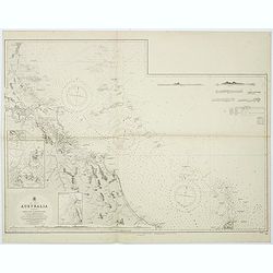 Sheet XI East coast of Australia - Sandy Cape to Keppel isles surveyed by Staff Commr. E.P. Bedwell, Navg. Lieutt. E.H.S. Bray, and Navg. Sub. Lieutt. E.R. Connor, 1870