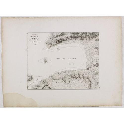 Old map image download for Esquisse de la Baie de Coupang (cote S.O. Ile de Timor) par M. M. Peron et Lesueur, an 1803.