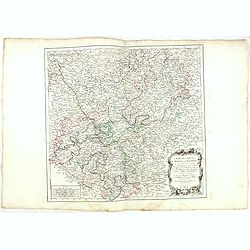 Carte des Cercle du Haut et du Bas Rhin.. avec leurs enclaves.