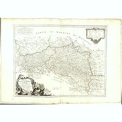 Carte de la Pologne Autrichienne contenant La Russie Rouge et la partie méridionale du Palatinat de Cracovie . . .