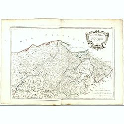 Carte De La Prusse Occidentale ou sont tracees les Provinces cedees Par la Pologne au Roi De Prusse . . . 1775