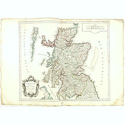 L'Ecosse divisée en Shires et Comtés.