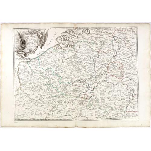 Old map image download for Partie meridionale des Pays Bas.. Cambrefis et Artois.